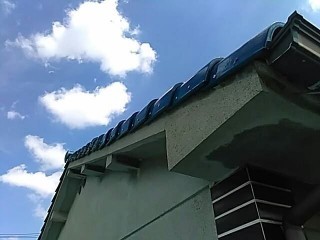 袖瓦施工後の写真