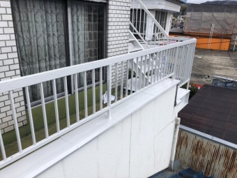 鉄部塗装後