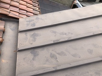 5年経った瓦棒の屋根