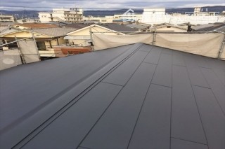 横暖ルーフ施工完了