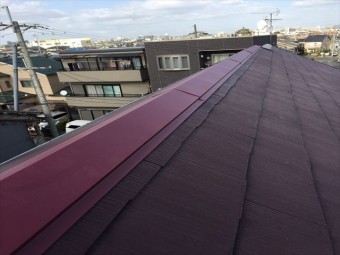 棟板金施工後