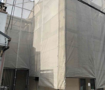 足場組み完了
