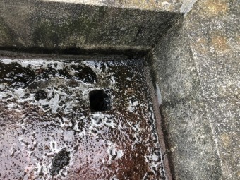 ベランダの排水口