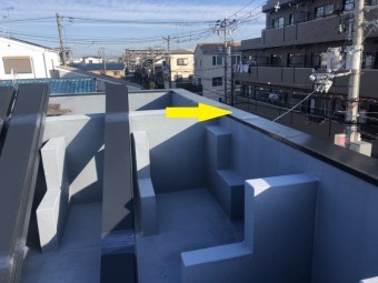 笠木取替前