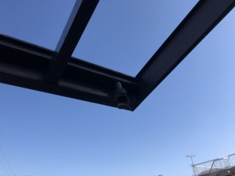 テラスの樋取付