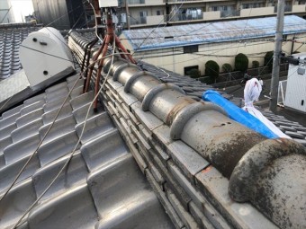 棟の鉄筋が飛んだ