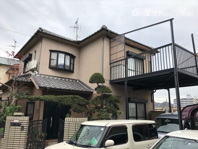 八尾 ベランダ 波板