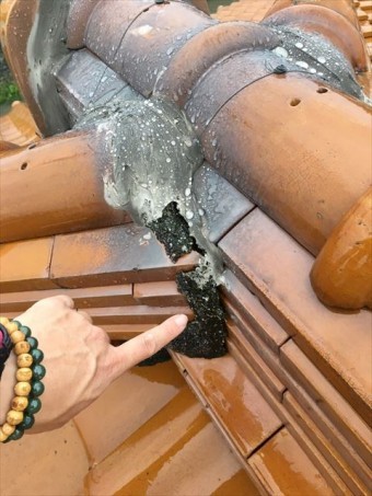 八尾市で漆喰がかける