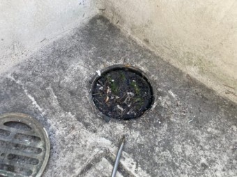 ベランダ排水溝つまり