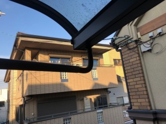 樋施工後