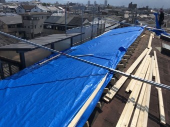 八尾 屋根工事後