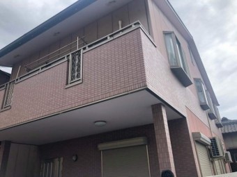 ベランダ周りのタイル