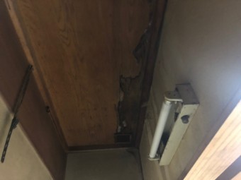 1階雨漏れのあと
