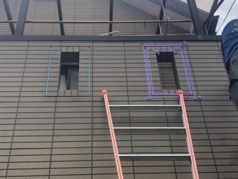マスキングテープ貼り
