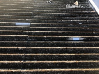 屋根応急処置後