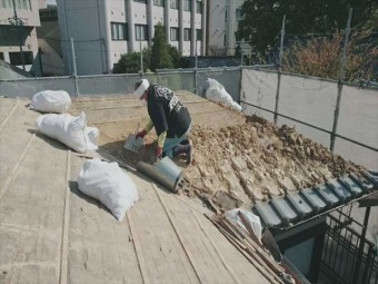 解体の作業中です