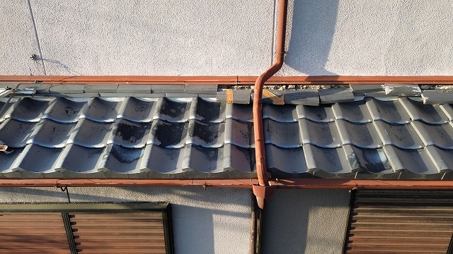 下屋根の状況