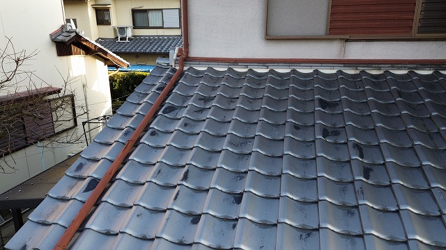 工事前の雨樋