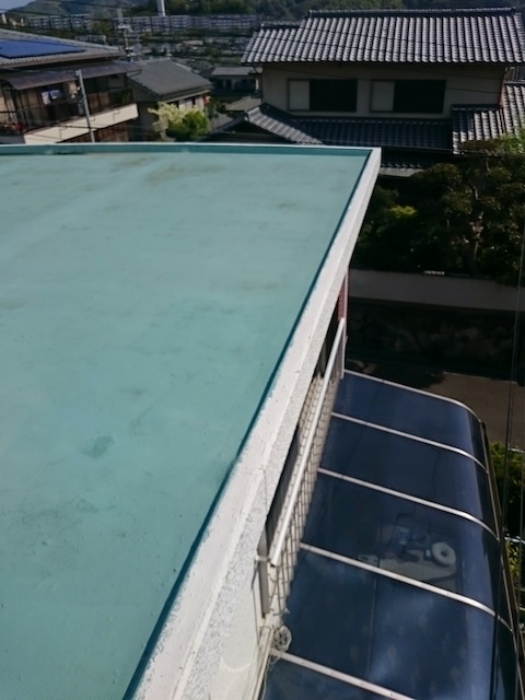 陸屋根防水工事の現地調査・近隣状況確認（俯瞰）