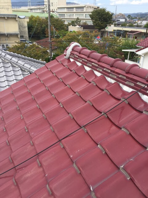 【東大阪市稲葉】雨漏り前の瓦修理！しっくい削りと排水調整で瓦の寿命を20年延ばす