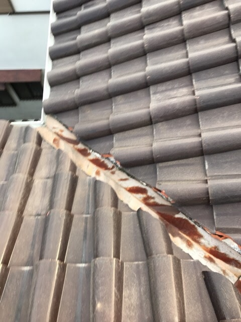 谷板金の腐食状況