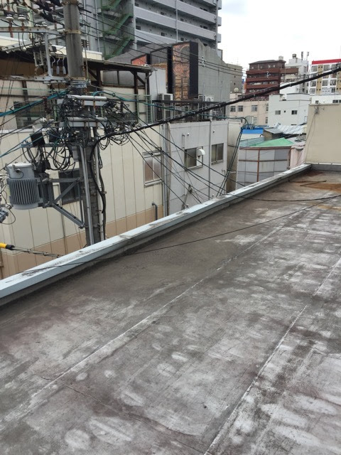 外周部の防水面劣化