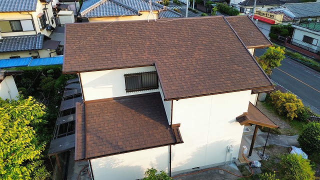 雨樋交換後の中古住宅