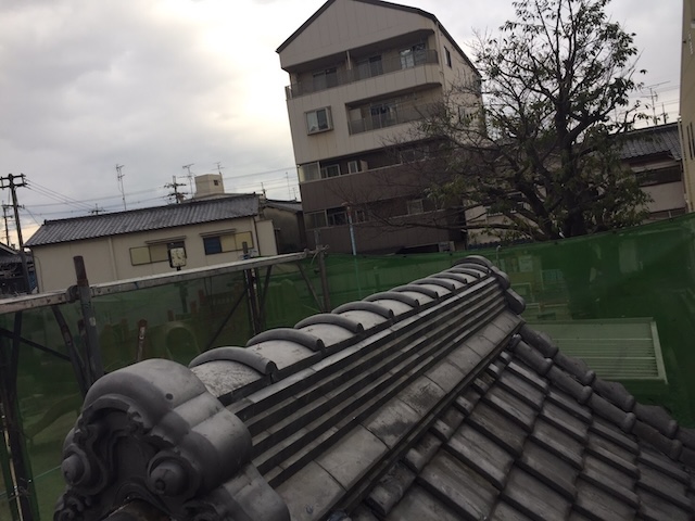 復旧後の大棟