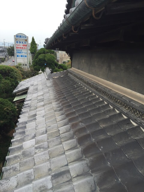 堺市西区で提案した屋根の部分補修（漆喰詰め直しと瓦調整）の対象箇所