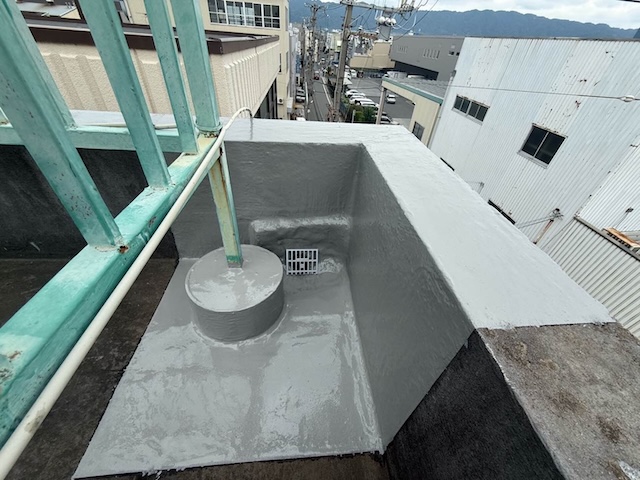 排水口復旧後の全景