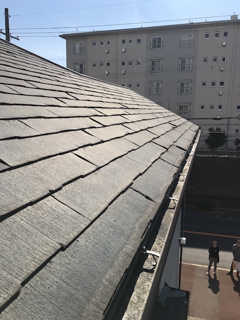 軒先まで反る屋根