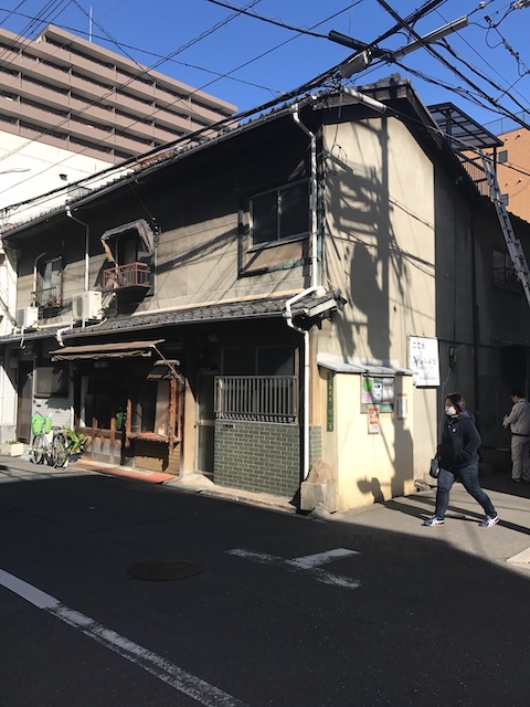 連棟住宅の外観全景