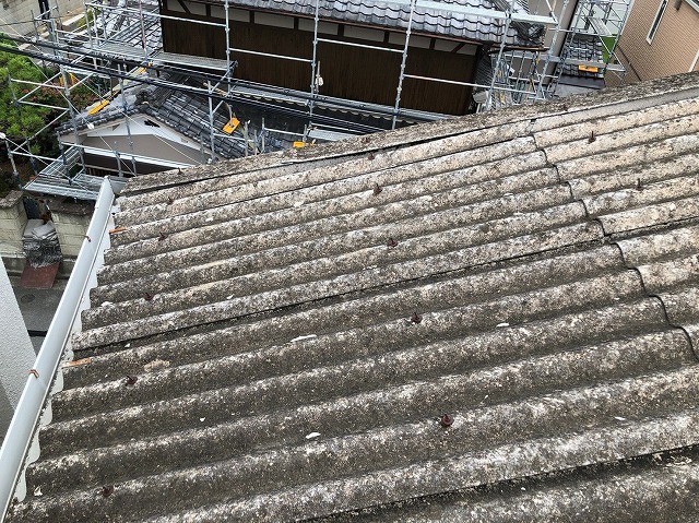 30年の劣化と台風被害で満身創痍だった施工前の工場屋根